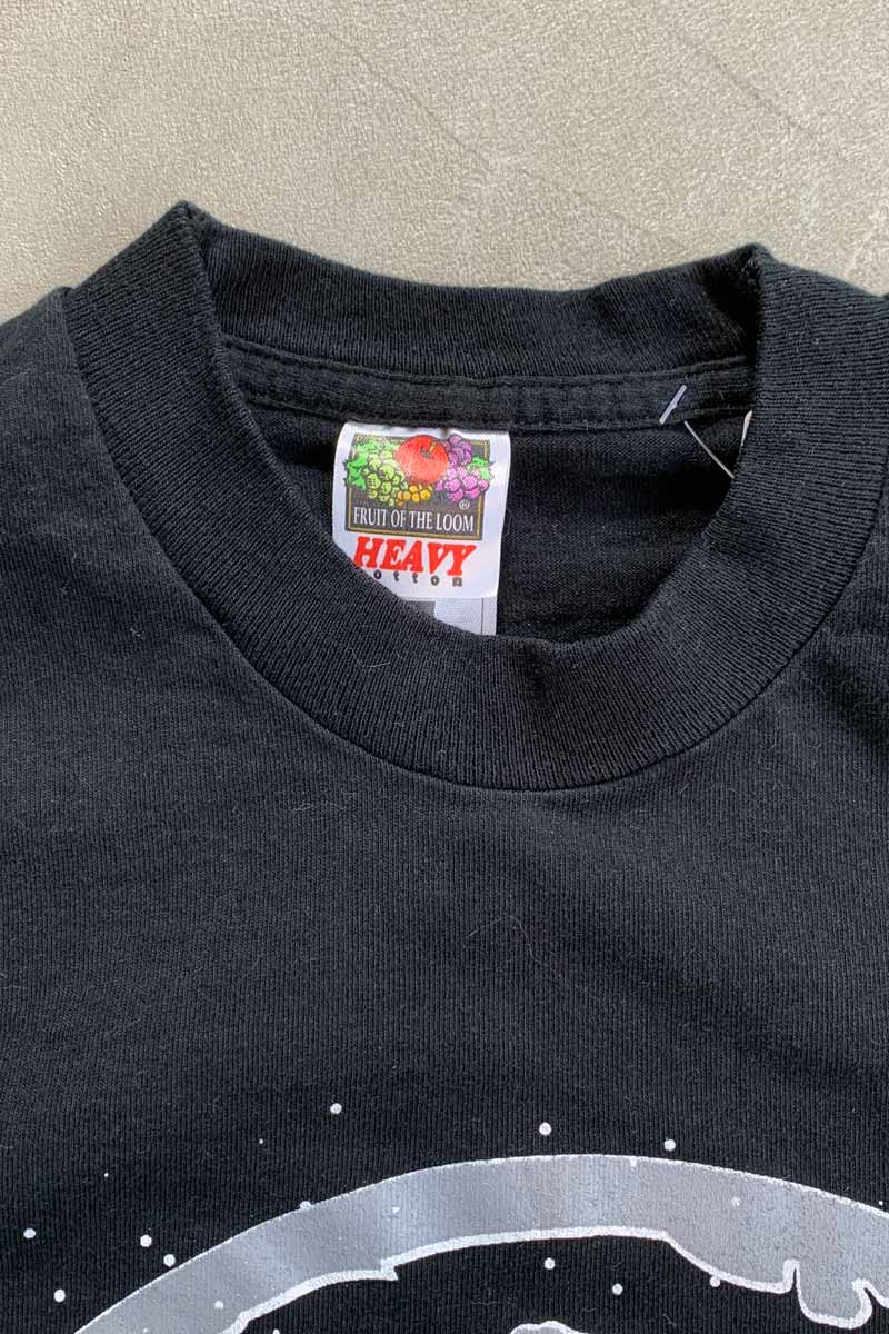 MADE IN USA 96'S S/S STAR TREK ONE WEEKEND ON EARTH PRINT MOVIE T-SHIRT / BLACK [SIZE: L DEADSTOCK/NOS]