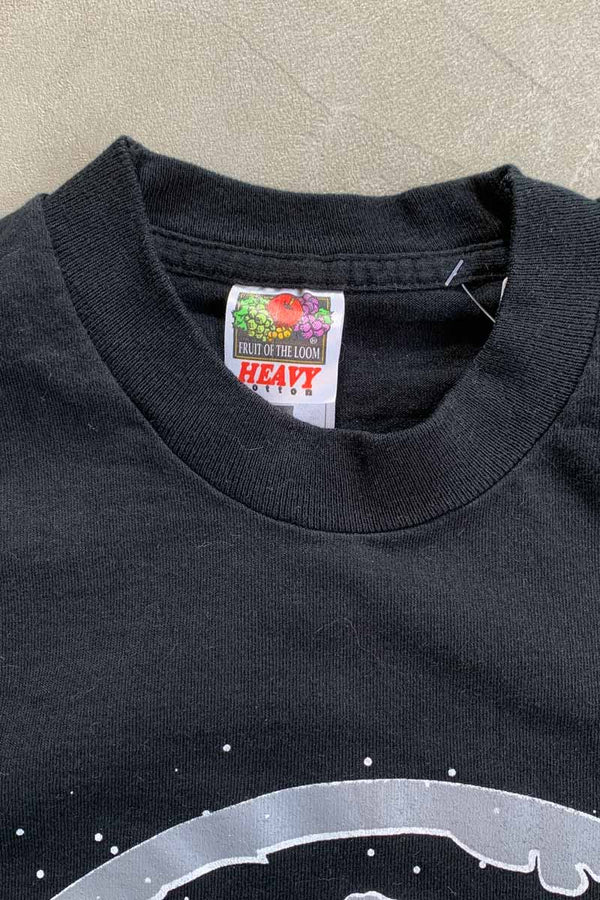 MADE IN USA 96'S S/S STAR TREK ONE WEEKEND ON EARTH PRINT MOVIE T-SHIRT / BLACK [SIZE: L DEADSTOCK/NOS]