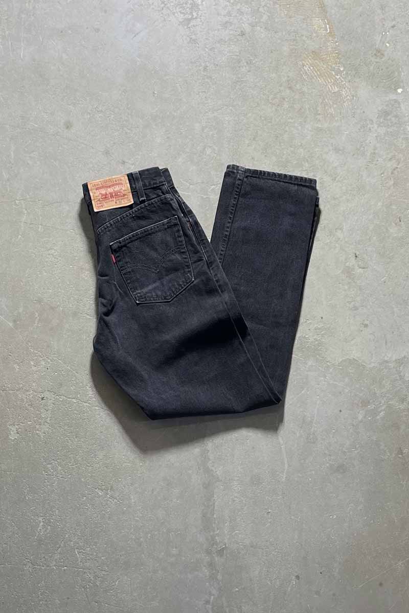 MADE IN MEXICO 00'S 505 DNEIM PANTS / BLACK [SIZE: M USED]