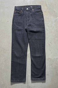 MADE IN MEXICO 00'S 505 DNEIM PANTS / BLACK [SIZE: M USED]