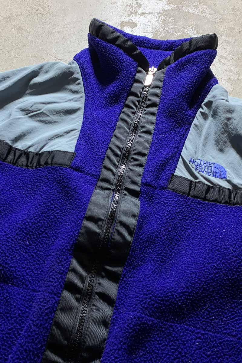 MADE IN USA 90'S FLEECE VEST / BLUE [SIZE: L USED]