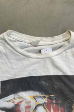 画像をギャラリービューアに読み込む, 90&#39;S S/S JIM MORRISON FACE PRINT BAND T-SHIRT / WHITE [SIZE: L USED]
