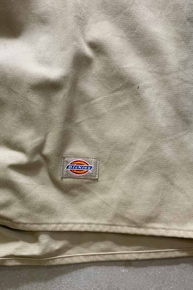MADE IN USA 70-80'S L/S DONNELL PATCH WORK SHIRT / BEIGE [SIZE: XL USED]