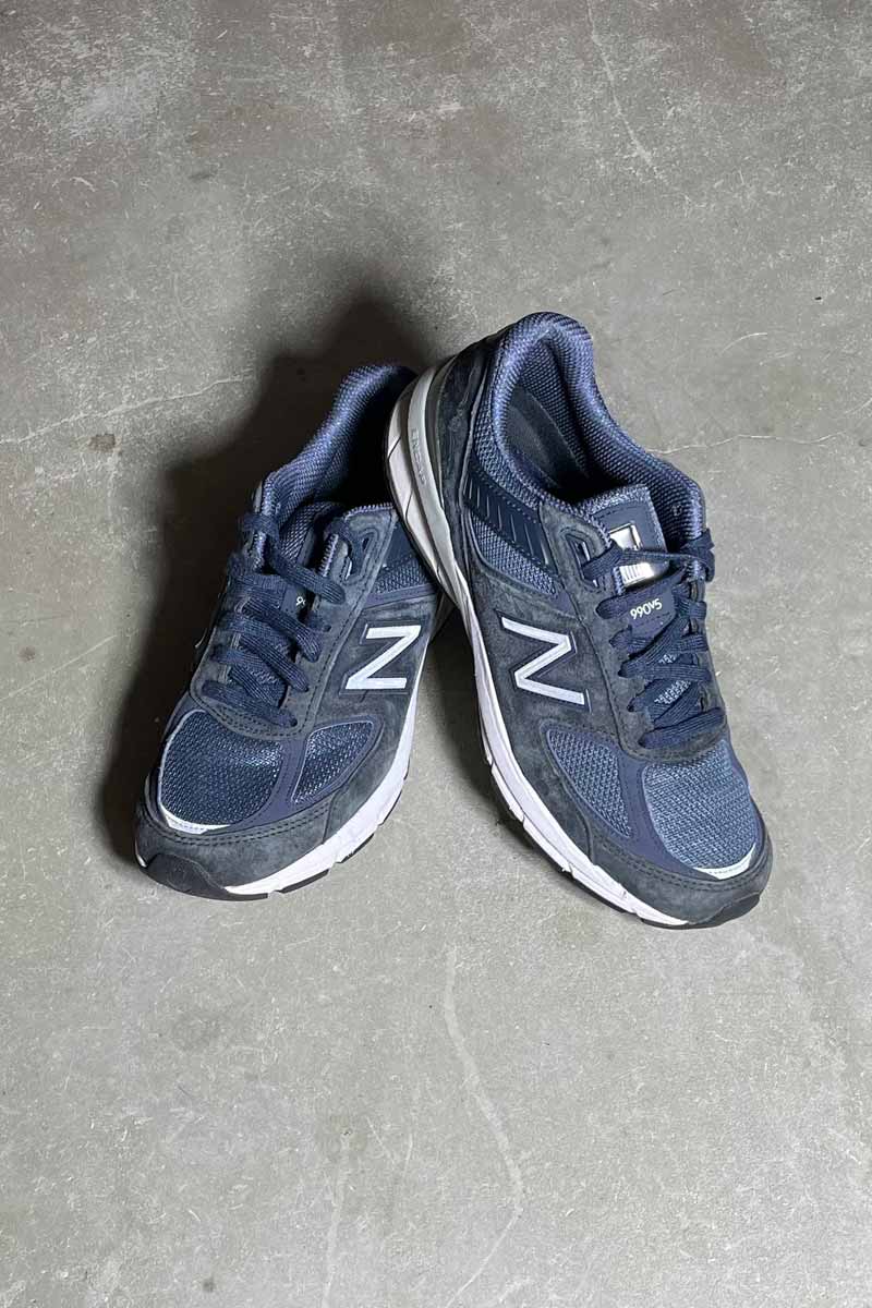 MADE IN USA M990 NV5 SNEAKERS / NAVY [SIZE: US9 (Approx. 27.0cm) USED]