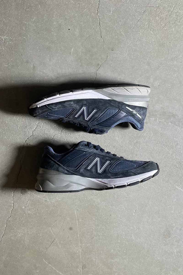 MADE IN USA M990 NV5 SNEAKERS / NAVY [SIZE: US9 (Approx. 27.0cm) USED]