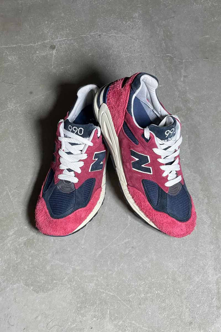 MADE IN USA M990 AD2  SNEAKERS / RED/NAVY [SIZE: US10(28.0cm相当) USED]