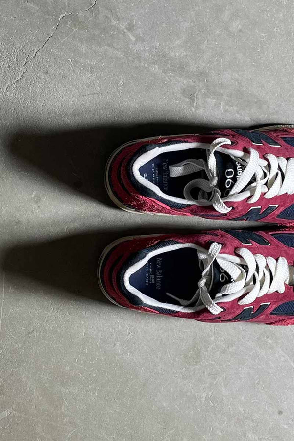 MADE IN USA M990 AD2 SNEAKERS / RED/NAVY [SIZE: US10 (equivalent to 28.0cm) USED]