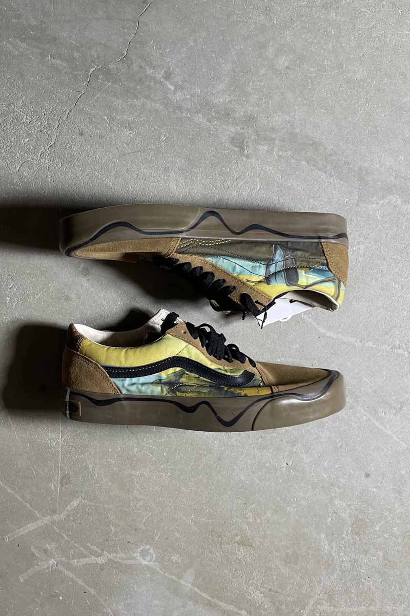 20SS SALVADOR DALI OLD SKOOL TWIST SNEAKERS / KHAKI [SIZE: US9.0(27.0cm相当) DEADSTOCK/NOS]