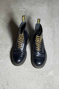 8-HOLE LEATHER BOOTS / BLACK [SIZE: US8.0(26.0cm相当) USED]