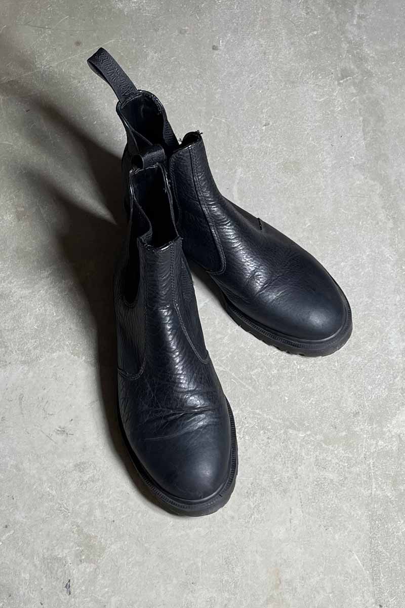 SIDE GOA LEATHER BOOTS / BLACK [SIZE: US8.0 (approx. 26.0cm) USED]
