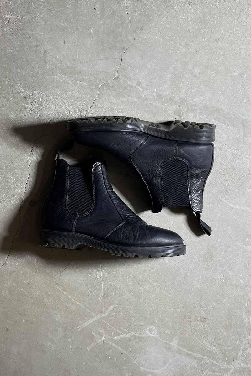 SIDE GOA LEATHER BOOTS / BLACK [SIZE: US8.0 (approx. 26.0cm) USED]