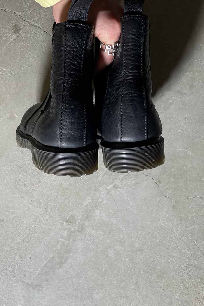 SIDE GOA LEATHER BOOTS / BLACK [SIZE: US8.0 (approx. 26.0cm) USED]