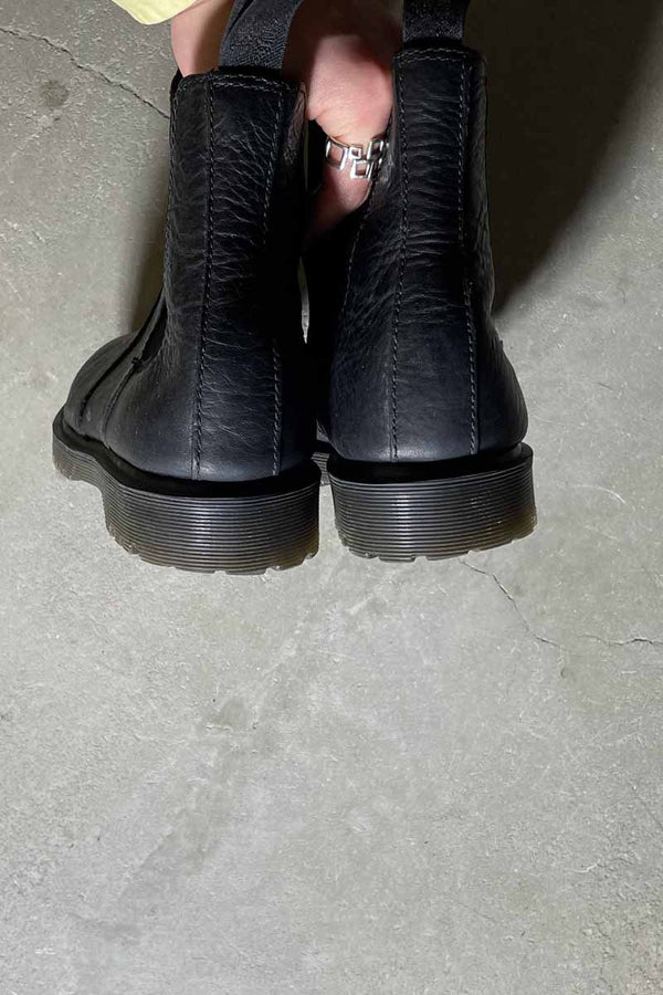 SIDE GOA LEATHER BOOTS / BLACK [SIZE: US8.0 (approx. 26.0cm) USED]
