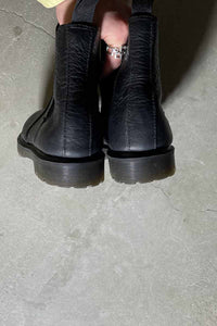 SIDE GOA LEATHER BOOTS / BLACK [SIZE: US8.0(26.0cm相当) USED]