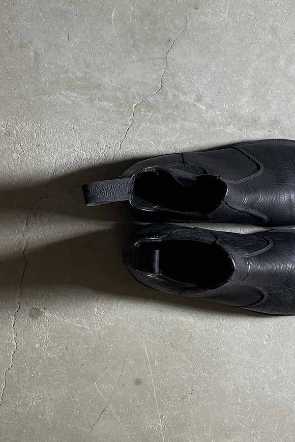SIDE GOA LEATHER BOOTS / BLACK [SIZE: US8.0 (approx. 26.0cm) USED]