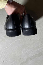 画像をギャラリービューアに読み込む, MADE IN ITALY DOUBLE MONK LEATHER SHOES / BLACK [SIZE: US7.0(25.0cm相当) NOS/DEADSTOCK]
