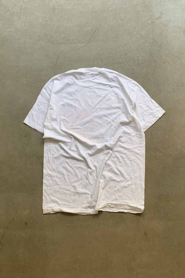 MADE IN USA 91'S S/S IHSA PRINT T-SHIRT / WHITE [SIZE: XL DEADSTOCK/NOS]
