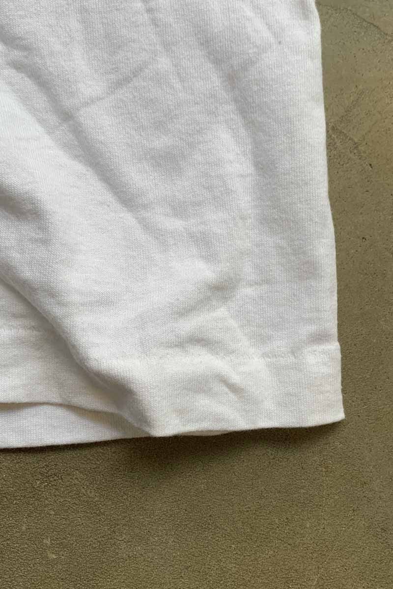 MADE IN USA 88'S S/S MOO TOWN PRINT T-SHIRT / WHITE [SIZE: XL USED]