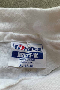 MADE IN USA 91'S S/S IHSA PRINT T-SHIRT / WHITE [SIZE: XL USED]