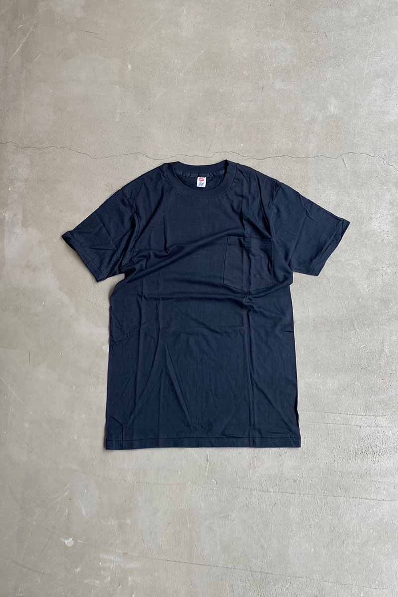 MADE IN USA 90'S S/S POCKET T-SHIRT / BLACK [SIZE: M DEADSTOCK/NOS]