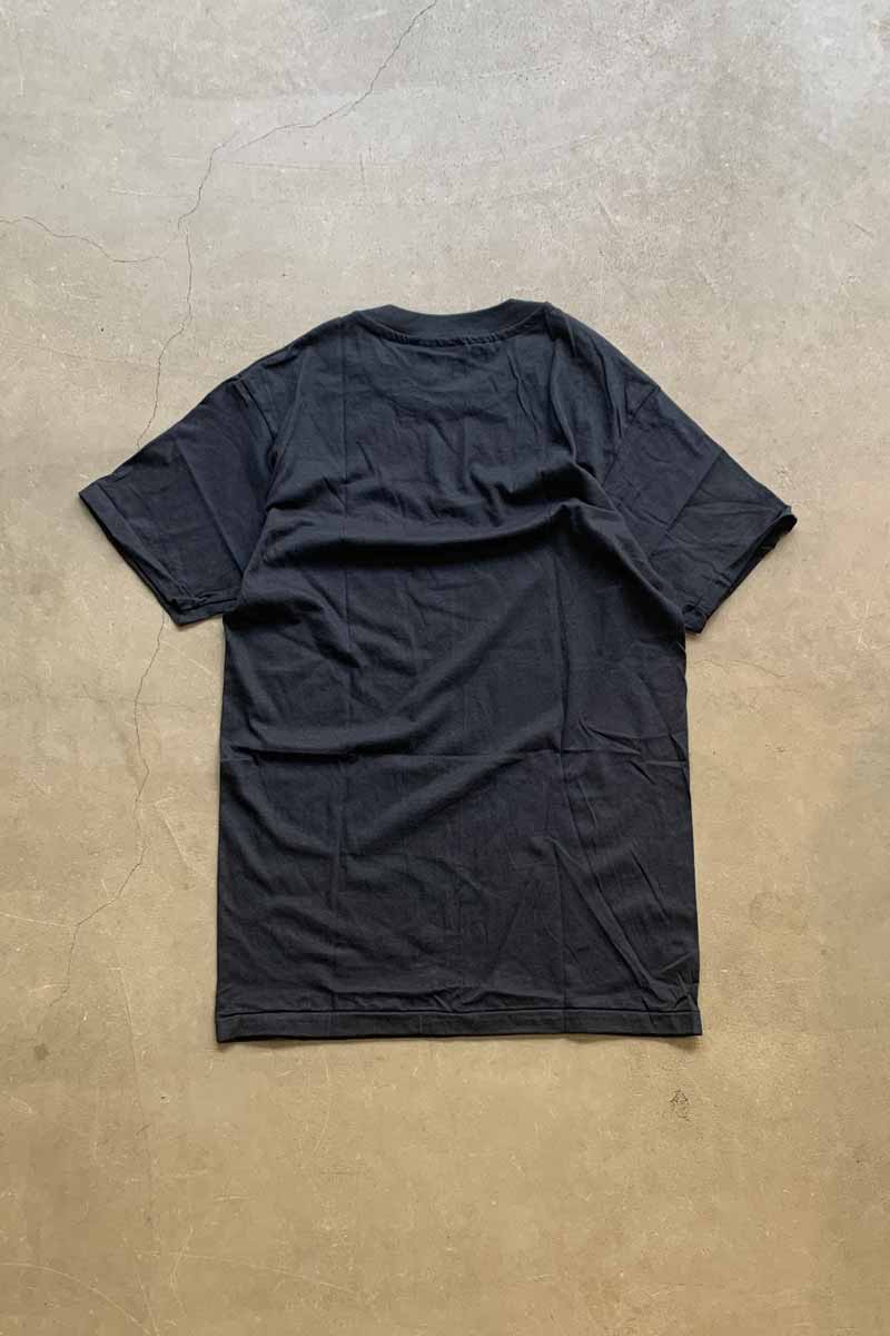 MADE IN USA 90'S S/S POCKET T-SHIRT / BLACK [SIZE: M DEADSTOCK/NOS]