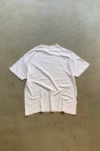 MADE IN USA 90'S S/S STRASBURG PRINT T-SHIRT / WHITE [SIZE: XL USED]