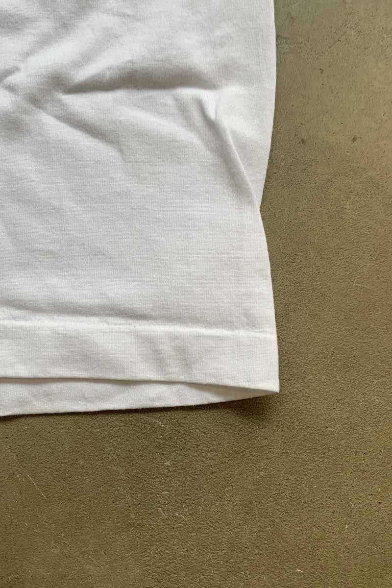 MADE IN USA 95'S S/S KOUTS PORK FEST PRINT T-SHIRT / WHITE [SIZE: L USED]