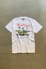 画像をギャラリービューアに読み込む, MADE IN USA 93&#39;S S/S SAN ANTONIO PRINT T-SHIRT / WHITE [SIZE: L DEADSTOCK/NOS]
