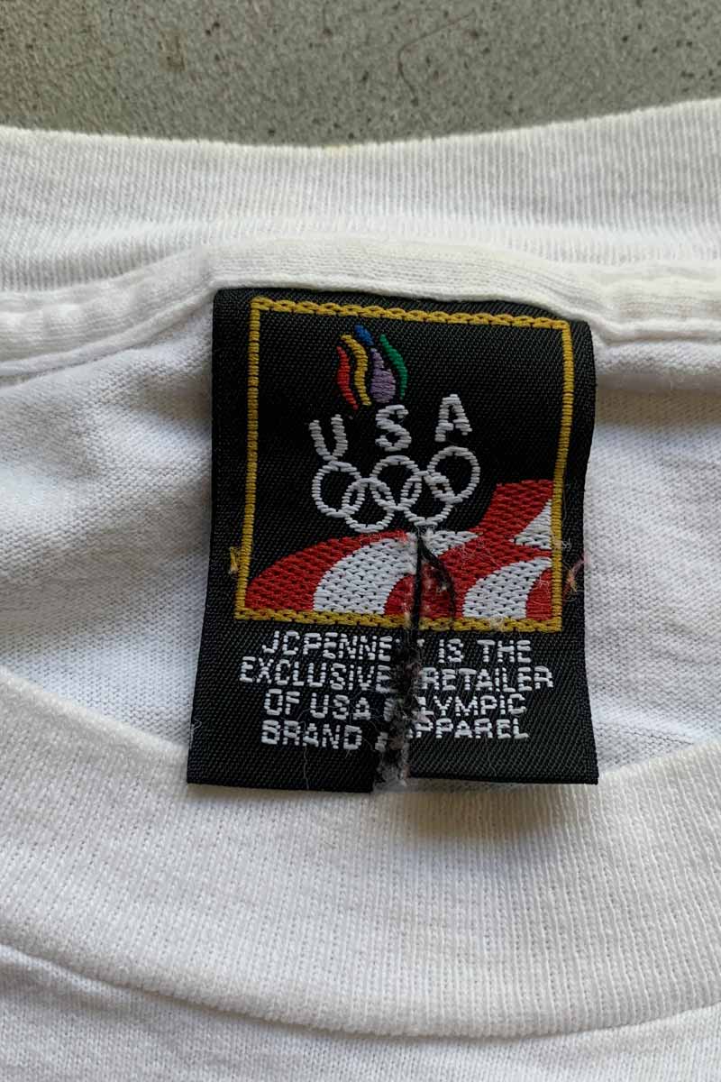 MADE IN USA 95'S S/S RIDE WITH THE WIND PRINT MOTORCYCLE T-SHIRT / WHITE [SIZE: XL USED]