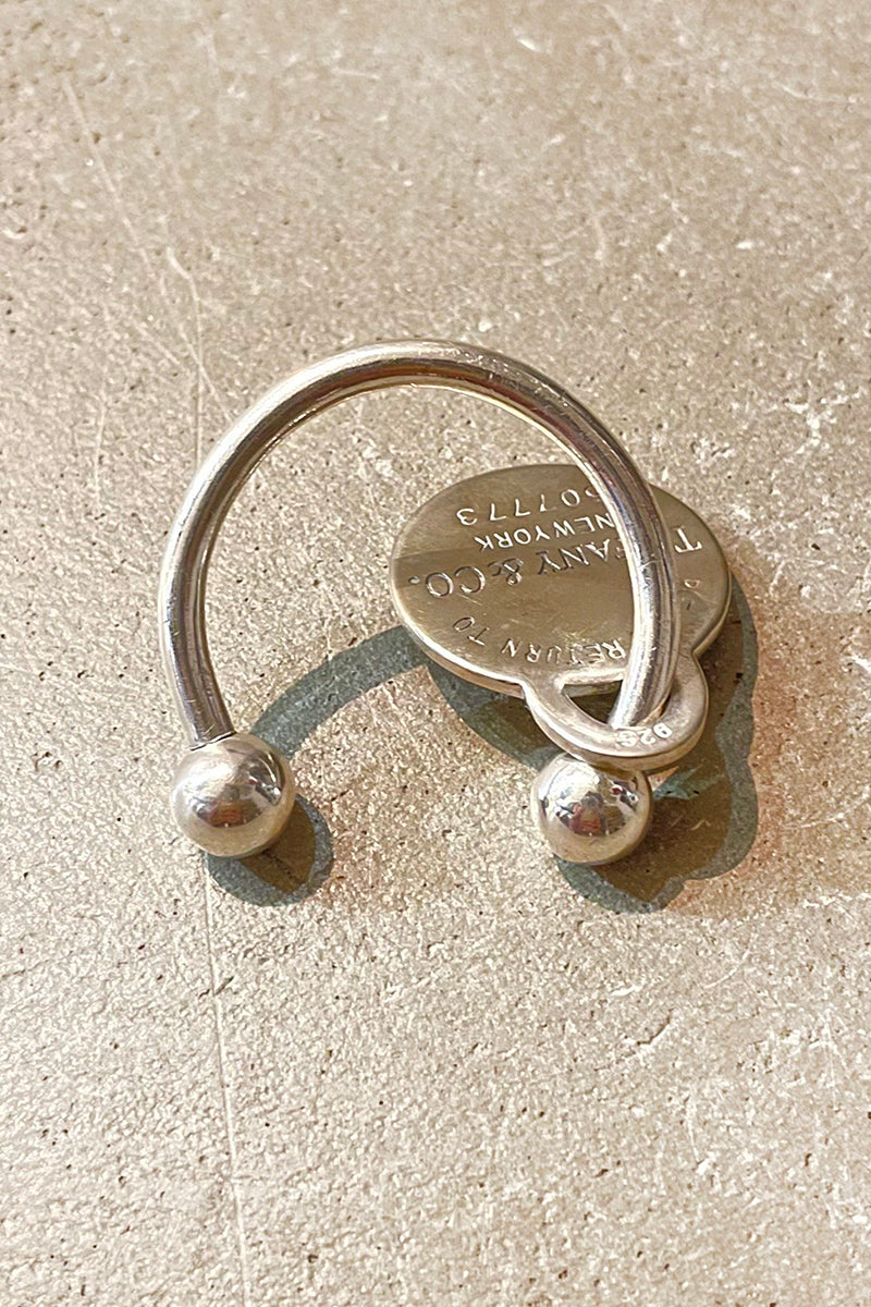 VINTAGE SILVER KEYCHAIN / SILVER [ SIZE: ONE SIZE USED]