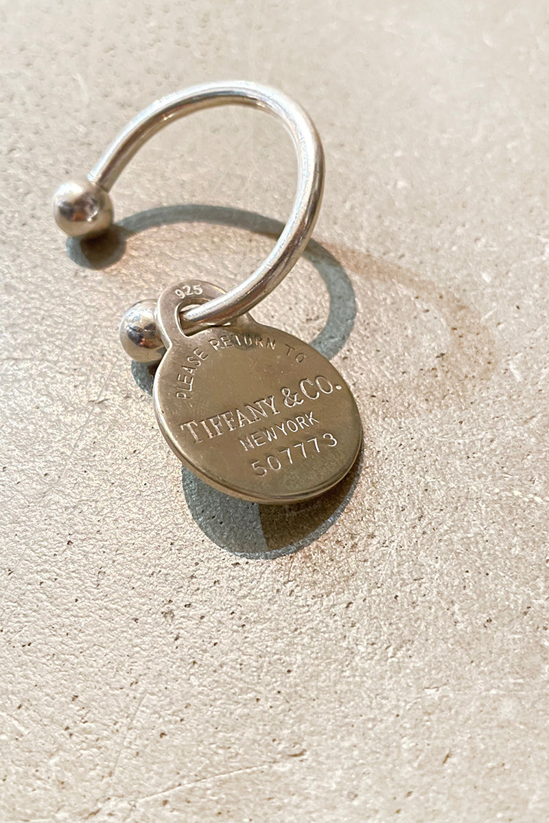 VINTAGE SILVER KEYCHAIN / SILVER [ SIZE: ONE SIZE USED]