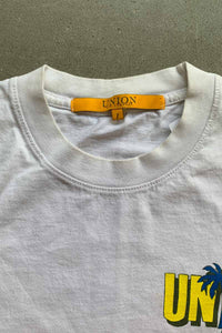 S/S UNION PRINT T-SHIRT / WHITE [SIZE: M USED]