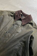 画像をギャラリービューアに読み込む, MADE IN ENGLAND CLASSIC BEAUFORT OIL WAXED JACKET / KHAKI [SIZE:L相当 USED]
