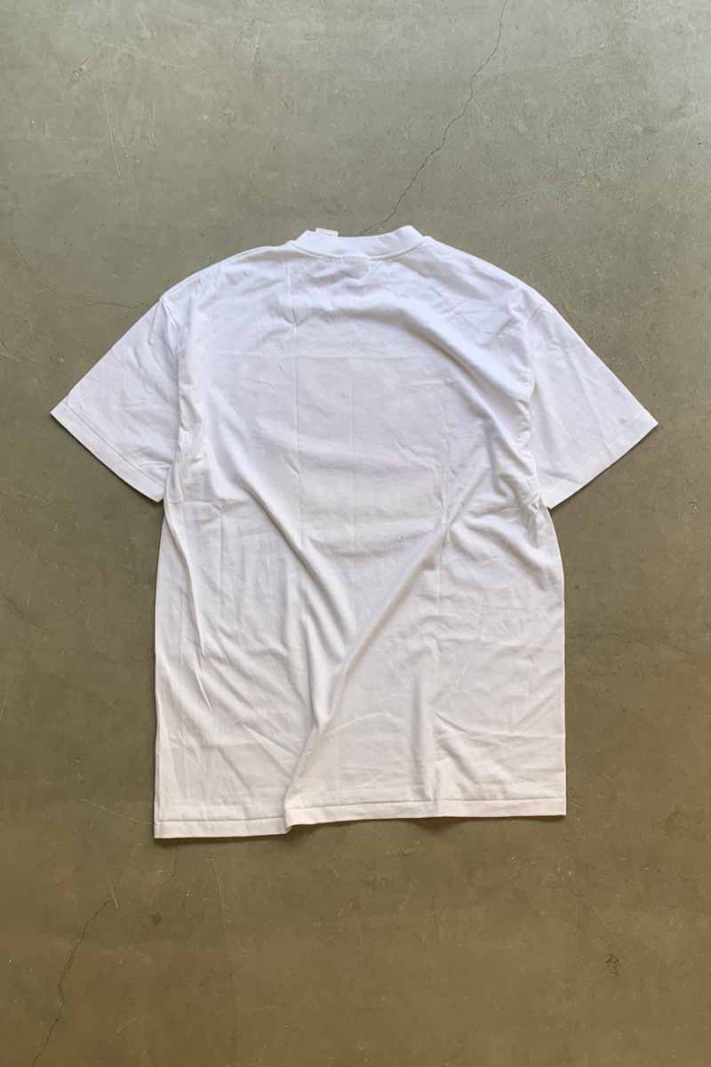 MADE IN USA 91'S S/S DOODAH PRINT ADVERTISING T-SHIRT / WHITE [SIZE: XL USED]