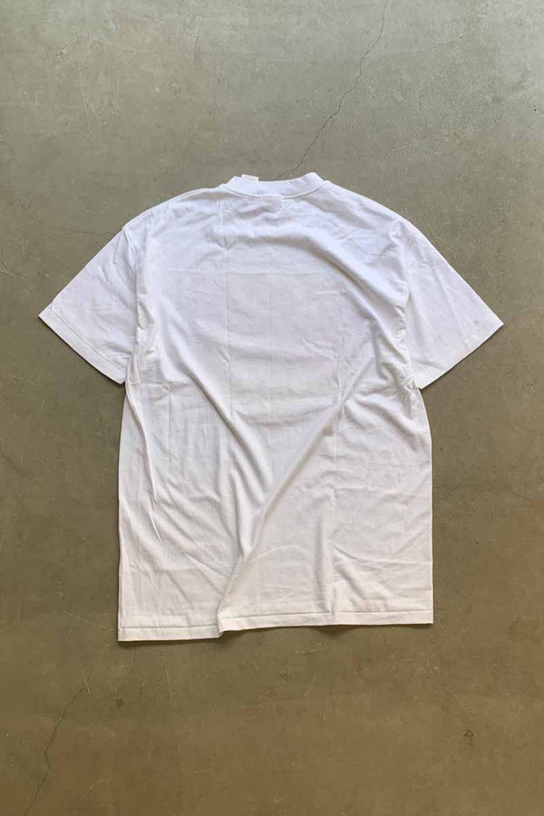 MADE IN USA 91'S S/S DOODAH PRINT ADVERTISING T-SHIRT / WHITE [SIZE: XL USED]