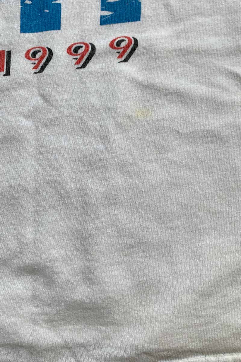 99'S S/S PENNSYLVANIA PRINT RACING T-SHIRT / WHITE [SIZE: L USED]