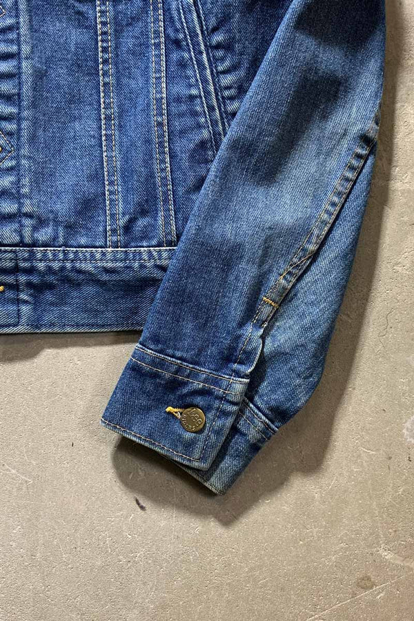 MADE IN USA 80'S DENIM JACKET / INDIGO [SIZE: S USED]