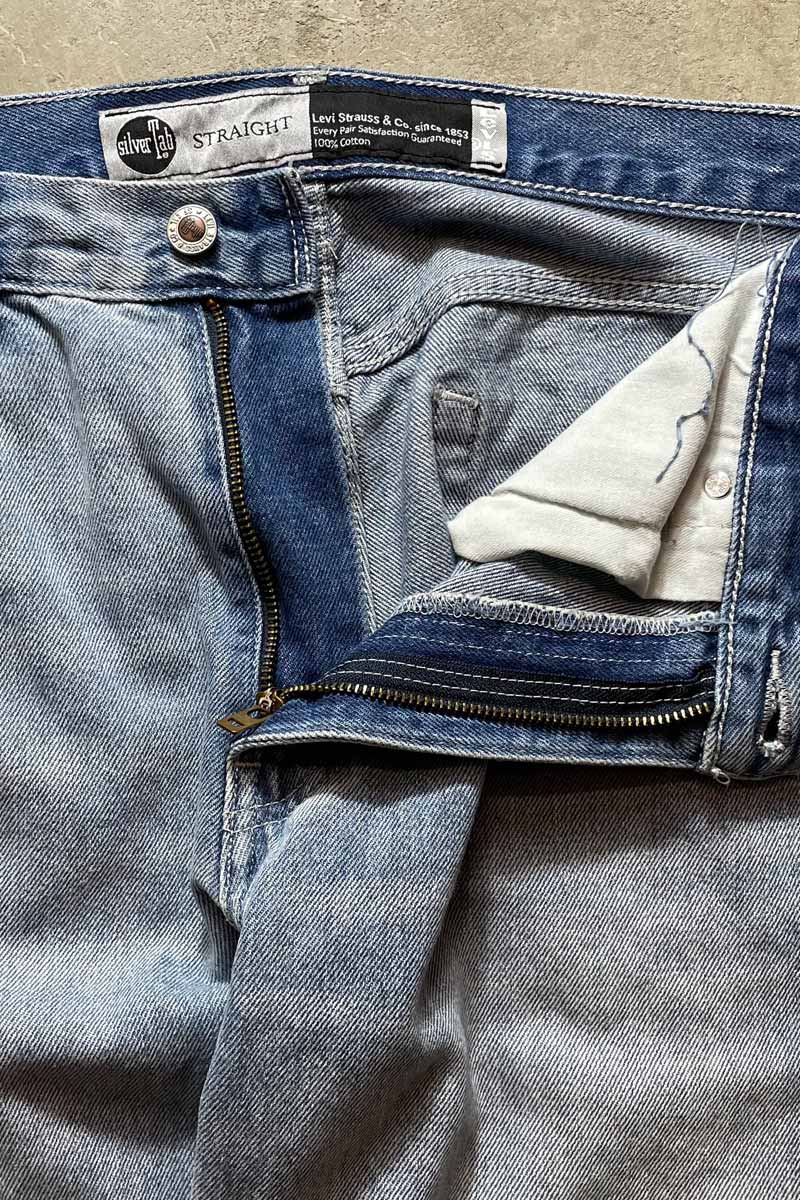 SILVER TAB STRAIGHT DENIM PANTS / INDIGO [SIZE: W32L32 USED]