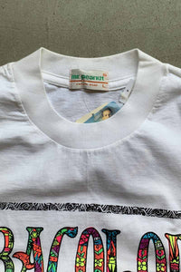 S/S BACOLOD PRINT T-SHIRT / WHITE [SIZE: L DEADSTOCK/NOS]