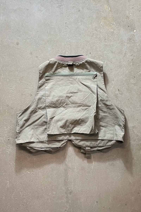Y2K EARLY 00'S PFG VEST / KHAKI [SIZE: XL USED]
