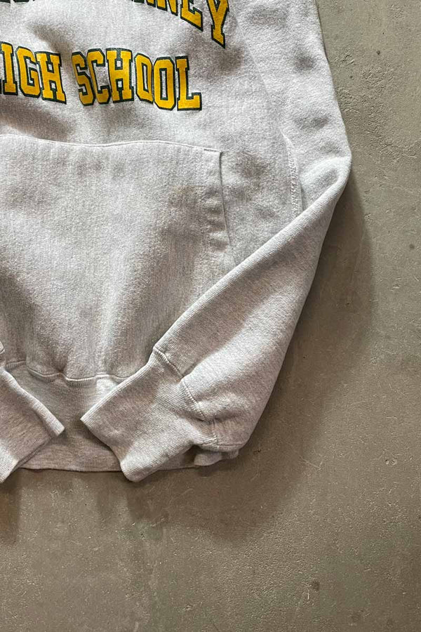 MADE IN USA 90'S BKHS REVERSE WEAVE SWEAT HOODIE / GREY [SIZE:M USED]