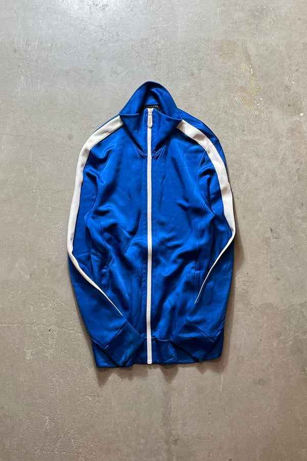 MADE IN ITALY TRACK JACKET / BLUE/WHITE [SIZE: L USED]