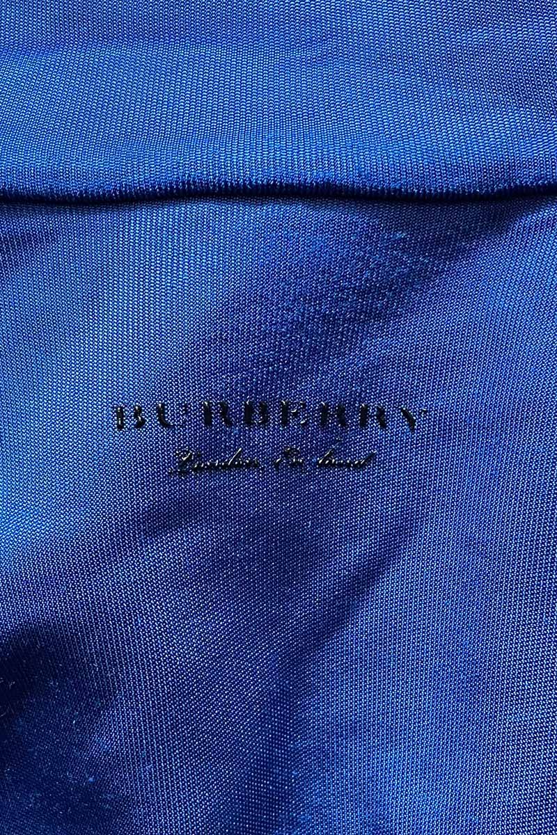 MADE IN ITALY TRACK JACKET / BLUE/WHITE [SIZE: L USED]