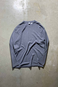 L/S THERMAL V-NECK T-SHIRT / CHARCOAL [SIZE: M USED]