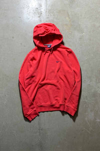 LOGO ONE POINT SWEAT HOODIE / RED [SIZE: L USED]