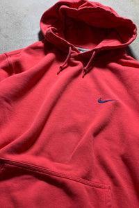 LOGO ONE POINT SWEAT HOODIE / RED [SIZE: L USED]