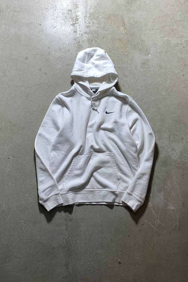 LOGO ONE POINT SWEAT HOODIE / WHITE [SIZE: L USED]