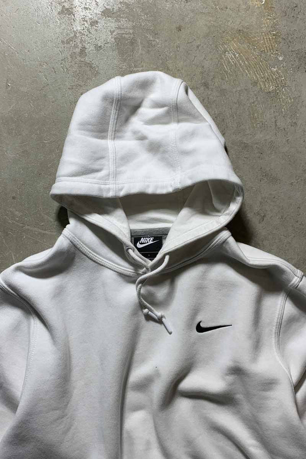 LOGO ONE POINT SWEAT HOODIE / WHITE [SIZE: L USED]