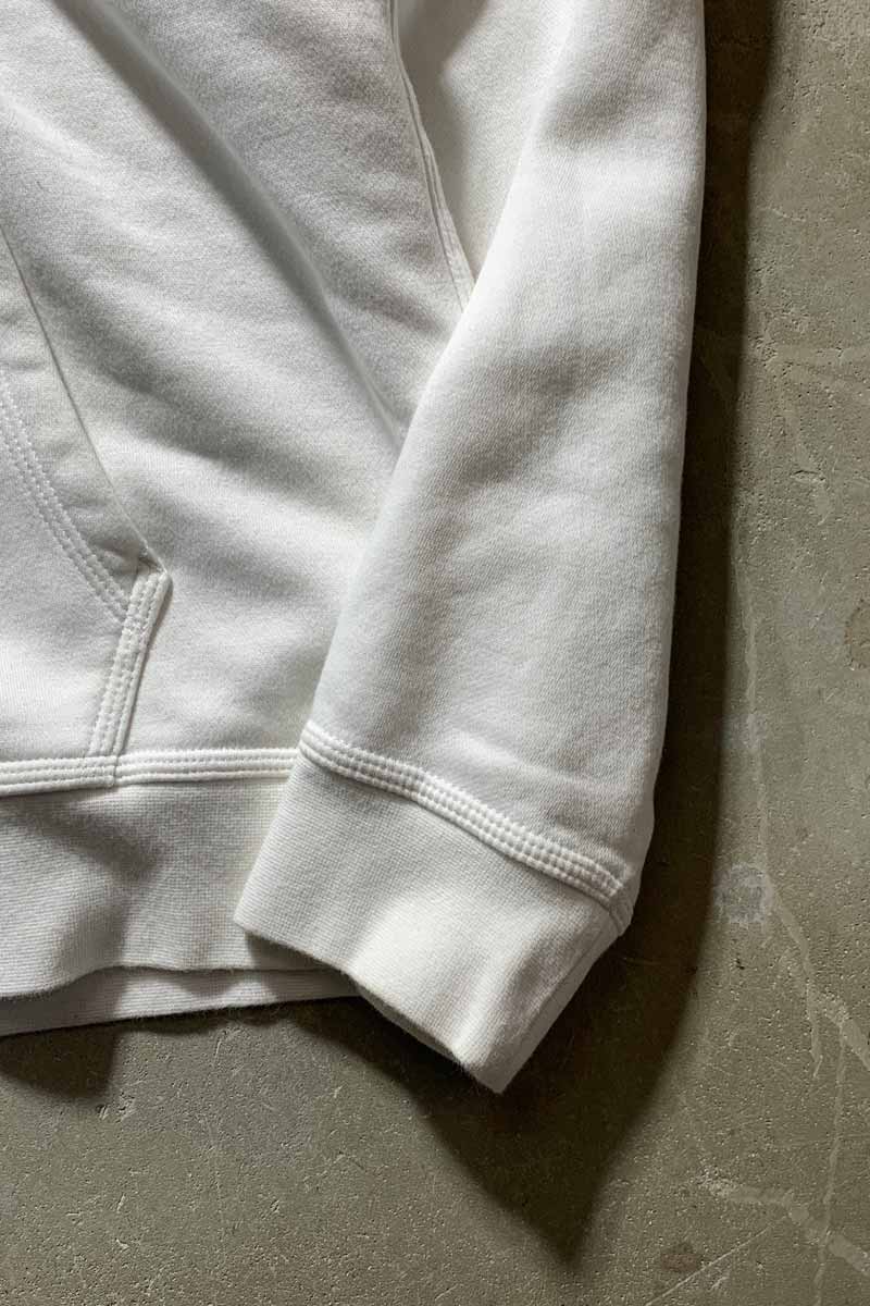 LOGO ONE POINT SWEAT HOODIE / WHITE [SIZE: L USED]