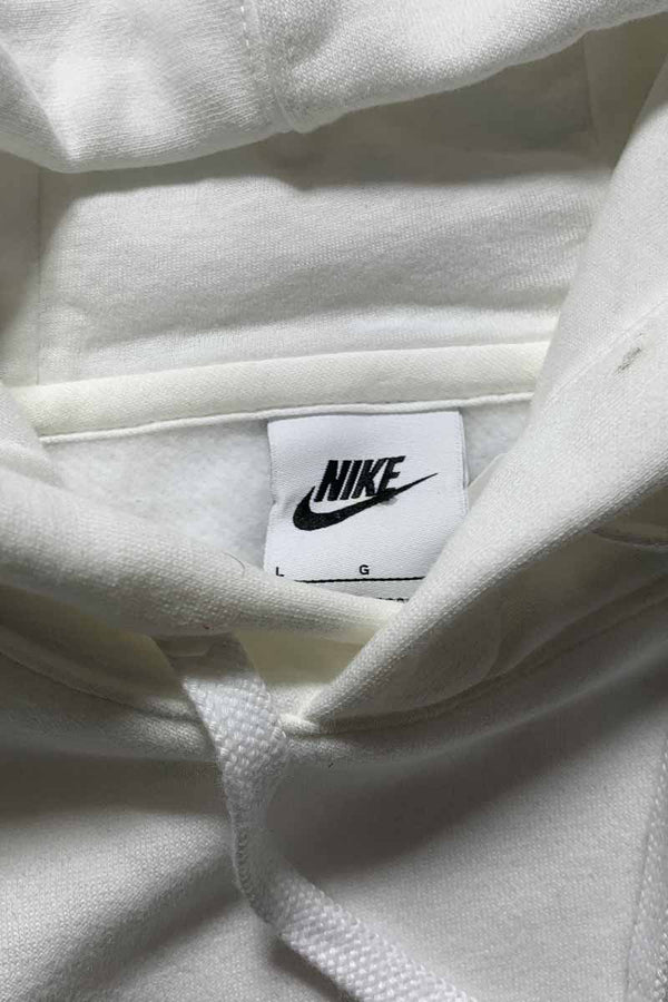 LOGO ONE POINT SWEAT HOODIE / WHITE [SIZE: L USED]